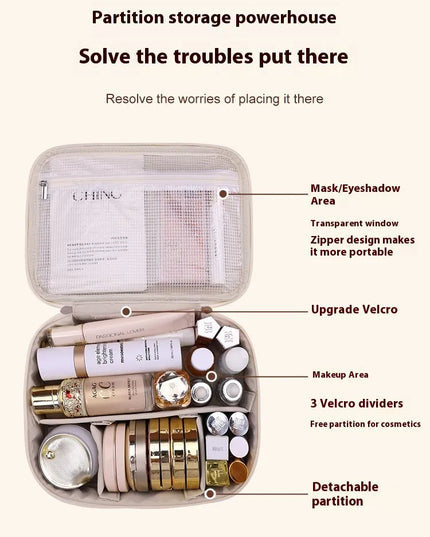 Large-Capacity Multifunctional Makeup Bag