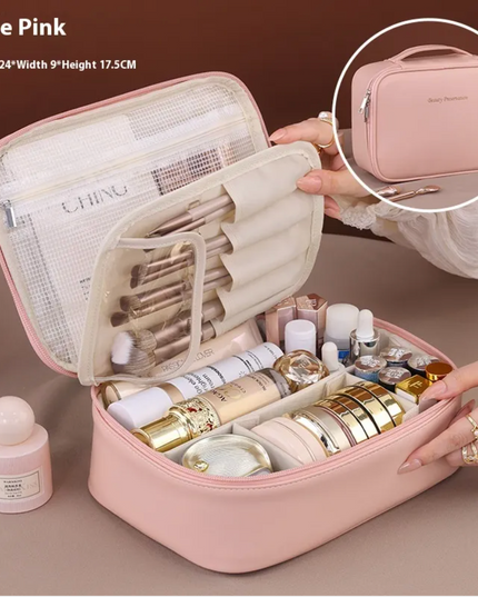 Large-Capacity Multifunctional Makeup Bag